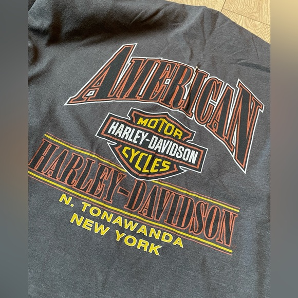 COPY - Rare Long Sleeve Harley Tee - Picture 1 of 7